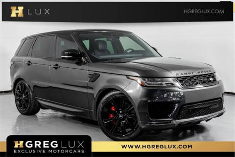 2019 Land Rover Range Rover Sport for sale at HGREG LUX EXCLUSIVE MOTORCARS in Pompano Beach FL