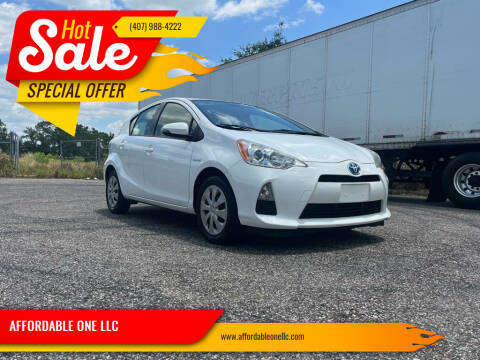 2013 Toyota Prius c for sale at AFFORDABLE ONE LLC in Orlando FL
