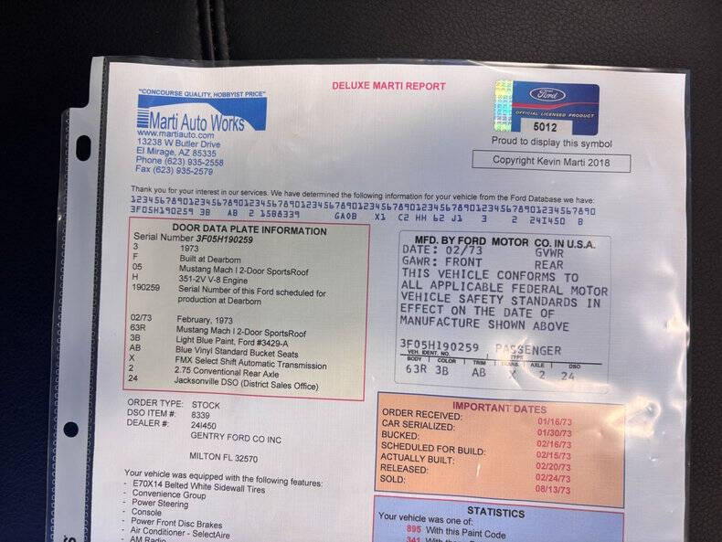 1973 Ford Mustang