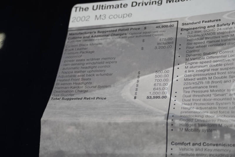 2002 BMW M3