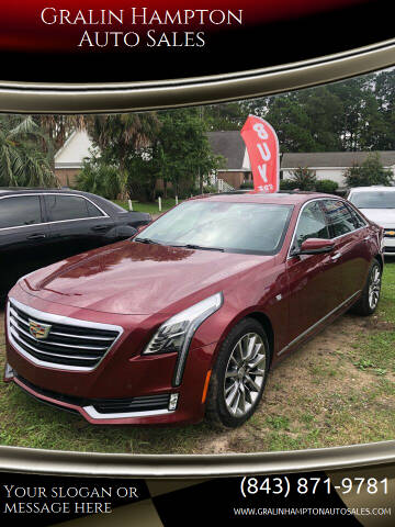 2017 Cadillac CT6 for sale at Gralin Hampton Auto Sales in Summerville SC