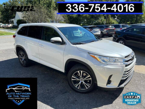 2019 Toyota Highlander for sale at Auto Network of the Triad in Walkertown NC