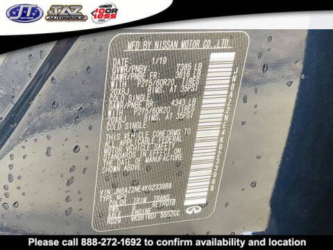 2019 Infiniti QX80 Luxe