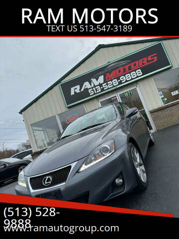 2012 Lexus IS 250 for sale at RAM MOTORS in Cincinnati OH