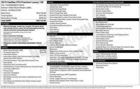 2019 Cadillac XT5 Premium Luxury