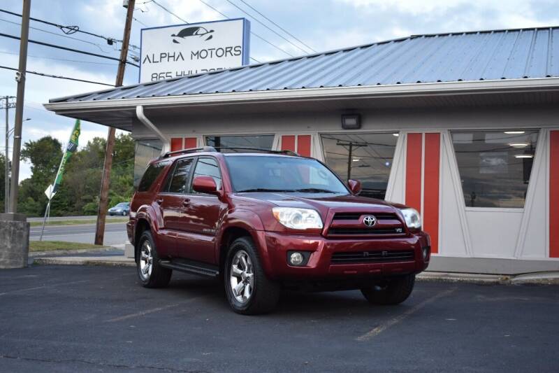 2007 Toyota 4Runner for sale at Alpha Motors in Knoxville TN