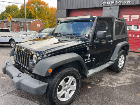 2013 Jeep Wrangler for sale at Apple Auto Sales Inc in Camillus NY