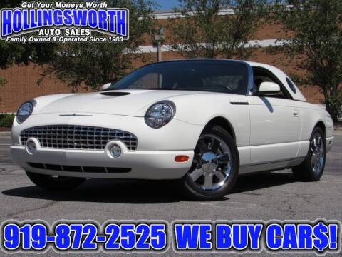 2002 Ford Thunderbird for sale at Hollingsworth Auto Sales in Raleigh NC