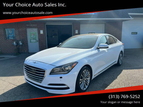 2015 Hyundai Genesis for sale at Your Choice Auto Sales Inc. in Dearborn MI
