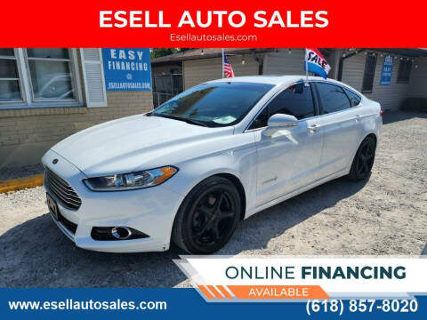2015 Ford Fusion Hybrid for sale at ESELL AUTO SALES in Cahokia IL