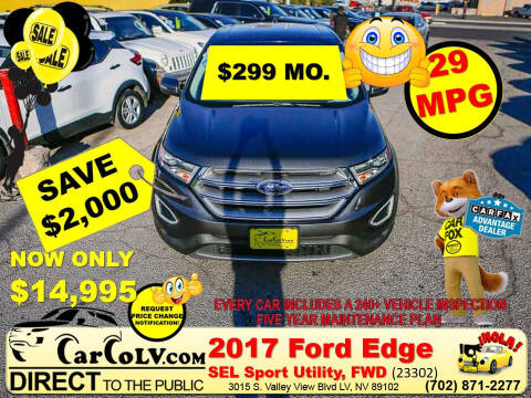 2017 Ford Edge for sale at The Car Company in Las Vegas NV