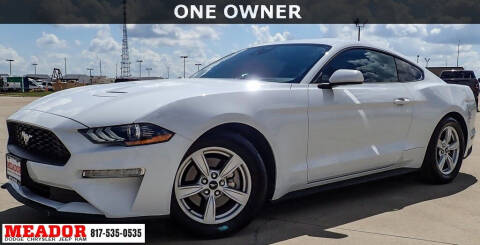 2021 Ford Mustang for sale at Meador Dodge Chrysler Jeep RAM in Fort Worth TX