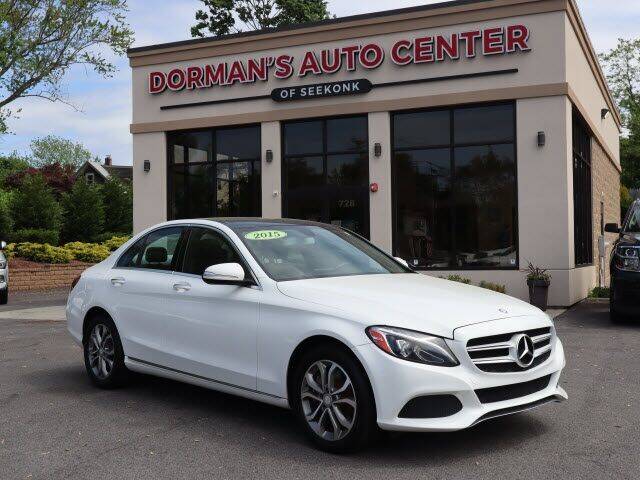 2015 Mercedes-Benz C-Class for sale at DORMANS AUTO CENTER OF SEEKONK in Seekonk MA