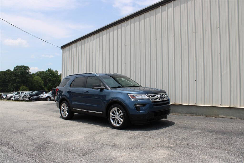 Blue 2019 Ford Explorer XLT XLT 4dr SUV 2
