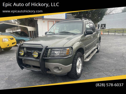 2002 Ford Explorer Sport Trac for sale at Epic Auto of Hickory, LLC in Hickory NC