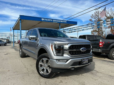 2021 Ford F-150 for sale at Quality Investments in Tyler TX