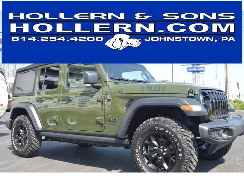 2021 Jeep Wrangler Unlimited for sale at Hollern & Sons Auto Sales in Johnstown PA