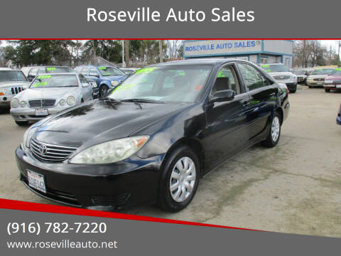 2006 Toyota Camry for sale at Roseville Auto Sales in Roseville CA