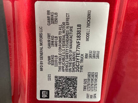 2022 Chevrolet Silverado 3500HD