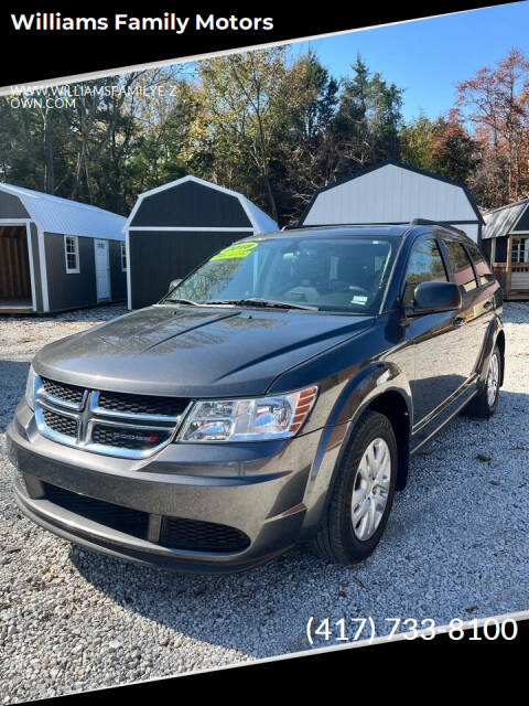 2018 Dodge Journey for sale at Williams Family Motors in Buffalo, MO