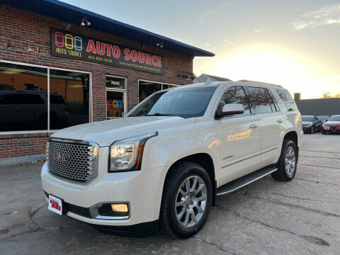 2015 GMC Yukon for sale at Auto Source in Ralston NE