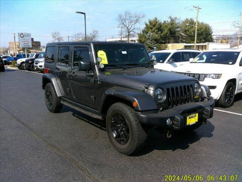 2016 Jeep Wrangler Unlimited for sale at Buhler and Bitter Chrysler Jeep in Hazlet NJ