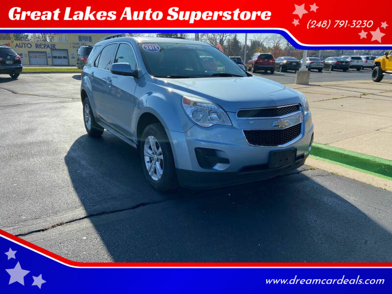 2015 Chevrolet Equinox for sale at Great Lakes Auto Superstore in Waterford Township MI