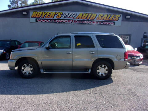 2002 Cadillac Escalade for sale at ROYERS 219 AUTO SALES in Dubois PA