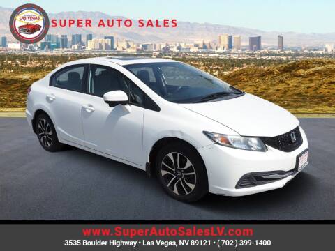 2015 Honda Civic for sale at Super Auto Sales in Las Vegas NV