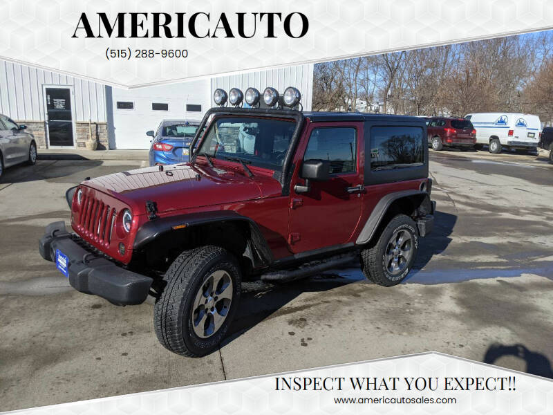 2011 Jeep Wrangler for sale at AmericAuto in Des Moines IA