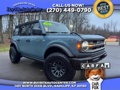 2021 Ford Bronco for sale at Buy Rite Auto Center in Radcliff KY