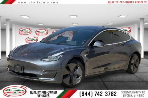 2019 Tesla Model 3 for sale at Best Bet Auto in Livonia MI