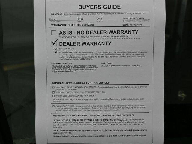 2024 Mazda CX-90 3.3 Turbo Preferred Plus