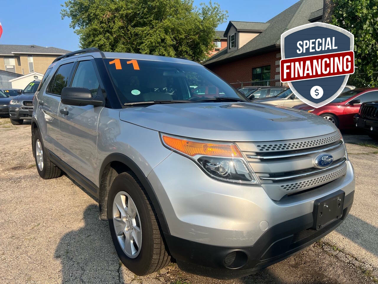Silver 2011 Ford Explorer Base AWD Base 4dr SUV 1