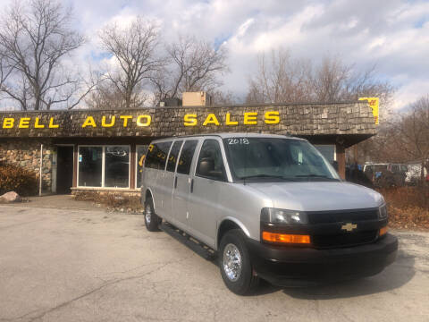 2018 Chevrolet Express Passenger for sale at BELL AUTO & TRUCK SALES in Fort Wayne IN