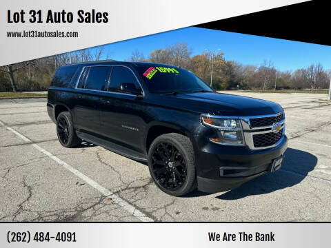 2015 Chevrolet Suburban for sale at Lot 31 Auto Sales in Kenosha WI