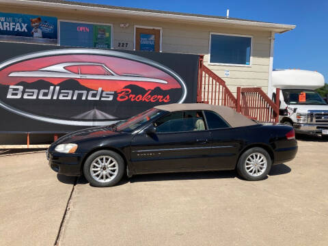 2001 Chrysler Sebring for sale at Badlands Brokers in Rapid City SD