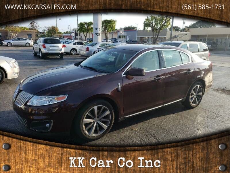 2011 Lincoln MKS for sale at KK Car Co Inc in Lake Worth FL