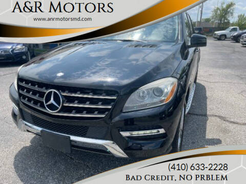 2012 Mercedes-Benz M-Class for sale at A&R Motors in Baltimore MD