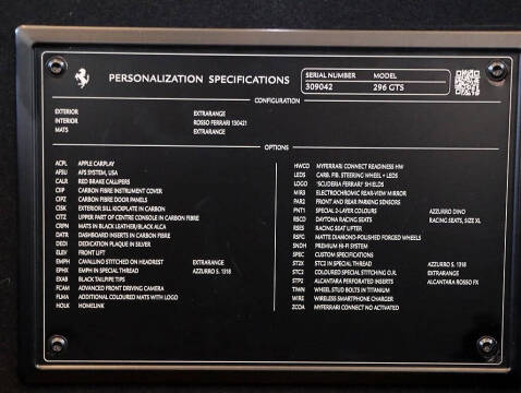 2024 Ferrari 296 GTS