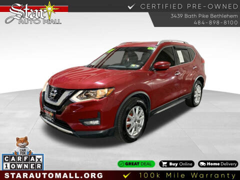 2017 Nissan Rogue for sale at STAR AUTO MALL 512 in Bethlehem PA