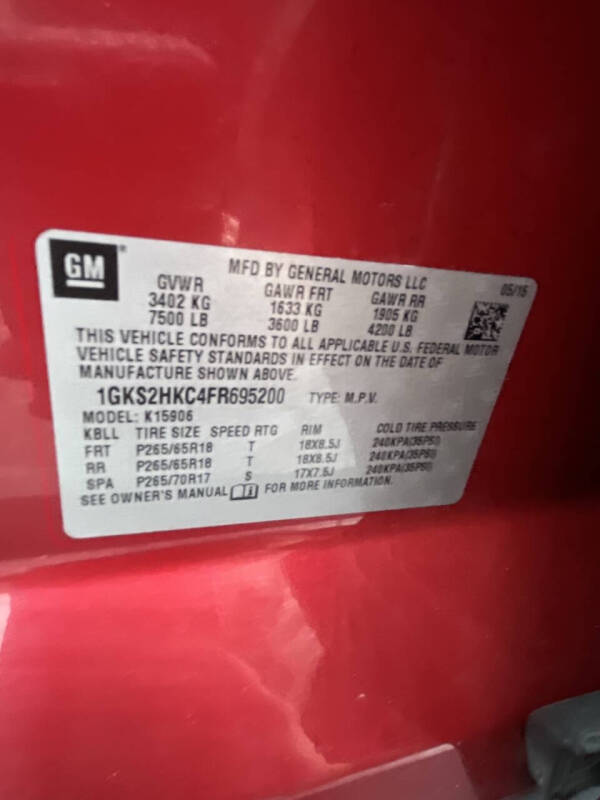 2015 GMC Yukon XL SLT