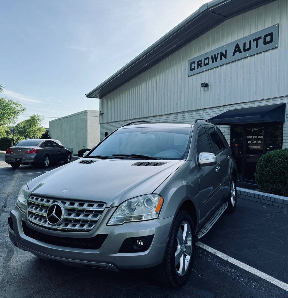 2009 Mercedes-Benz M-Class for sale at Crown Auto Sales in Marietta, GA