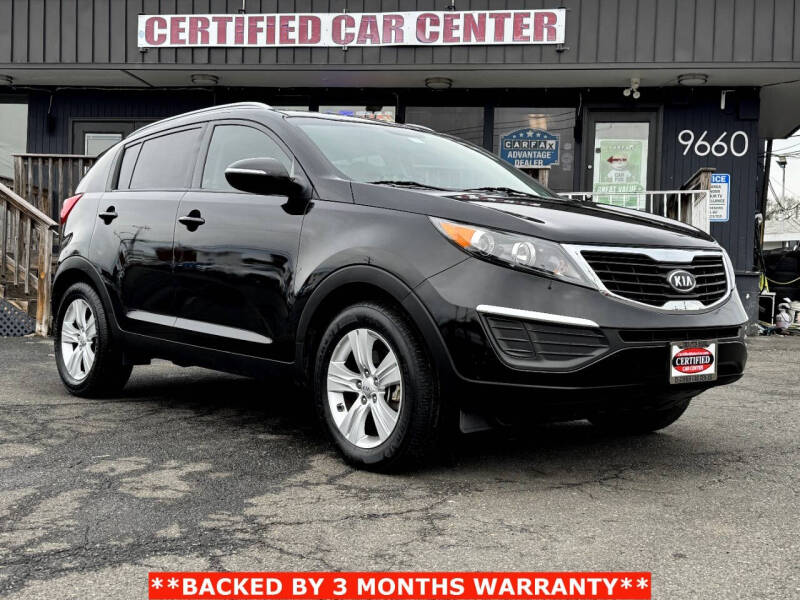 2012 Kia Sportage for sale at CERTIFIED CAR CENTER in Fairfax VA