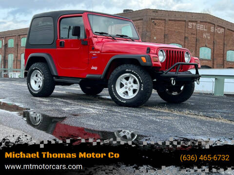 1997 Jeep Wrangler for sale at Michael Thomas Motor Co in Saint Charles MO