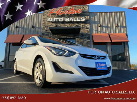 2016 Hyundai Elantra for sale at HORTON AUTO SALES, LLC in Linn MO