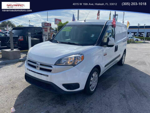 2017 RAM ProMaster City for sale at Navarro Auto Motors in Hialeah FL
