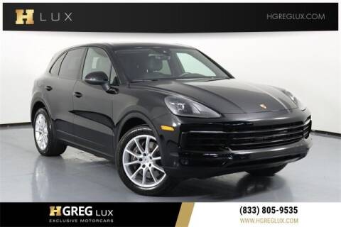 2021 Porsche Cayenne for sale at HGREG LUX EXCLUSIVE MOTORCARS in Pompano Beach FL