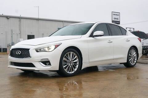 2021 Infiniti Q50 for sale at STRICKLAND AUTO GROUP INC in Ahoskie NC