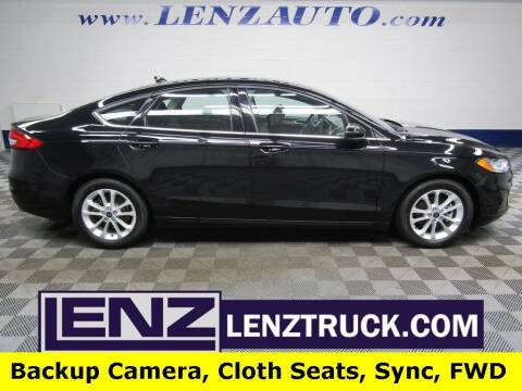 2020 Ford Fusion for sale at LENZ TRUCK CENTER in Fond Du Lac WI